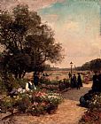 Victor Gabriel Gilbert Famous Paintings - Quai Aux Fleurs